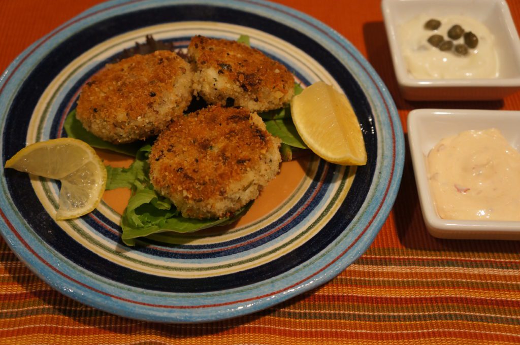 Gluten Free Crab Quinoa Cakes