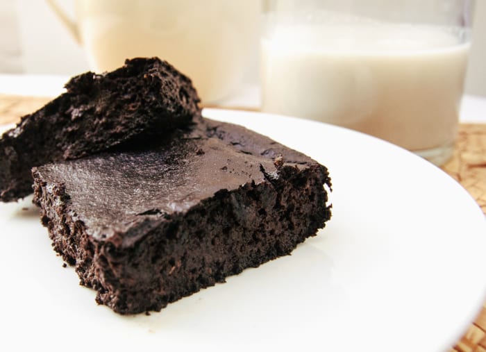 Quinoa Chocolate Zucchini Brownies