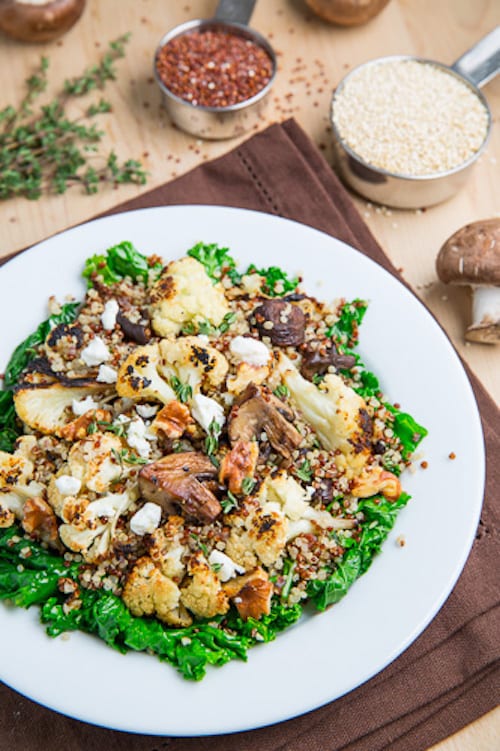 Roasted Cauliflower and Mushroom Quinoa Salad 500 5148