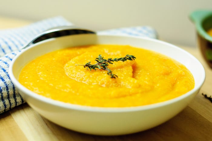 Creamy Winter Squash and Apple Soup