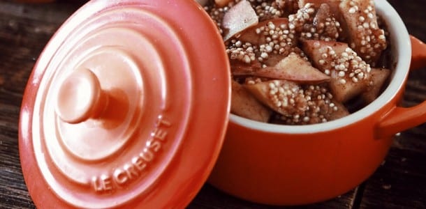 Single Serve Baked Apple Pie Quinoa