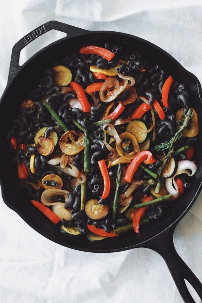 Gluten-Free Pasta with Savory Grilled Vegetables