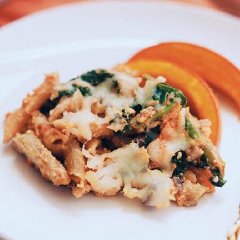 Vegetarian Pumpkin & Kale Protein Pasta Bake Ancient Harvest