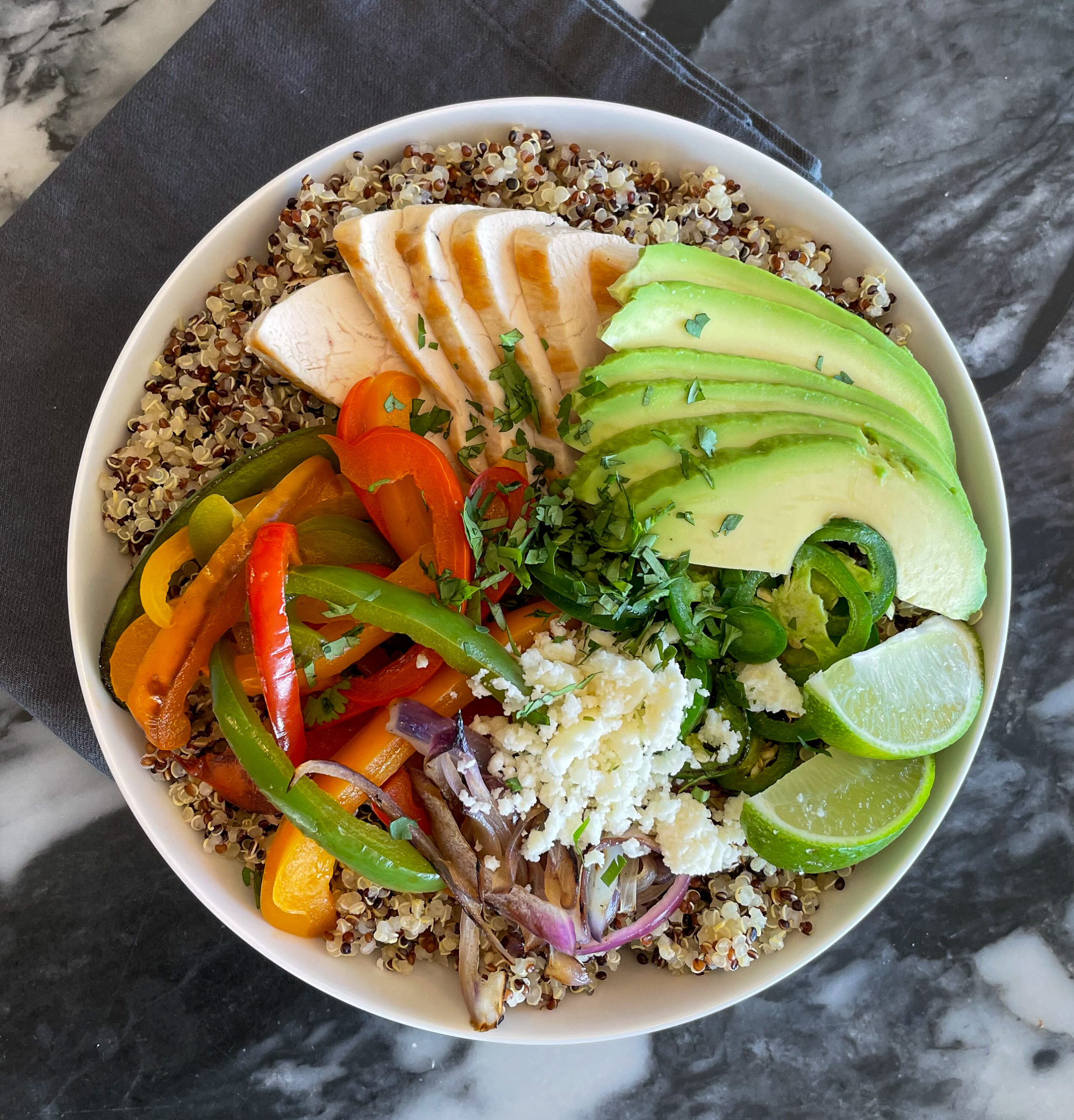 Quinoa Protein Burrito Bowl with Chicken - Ancient Harvest