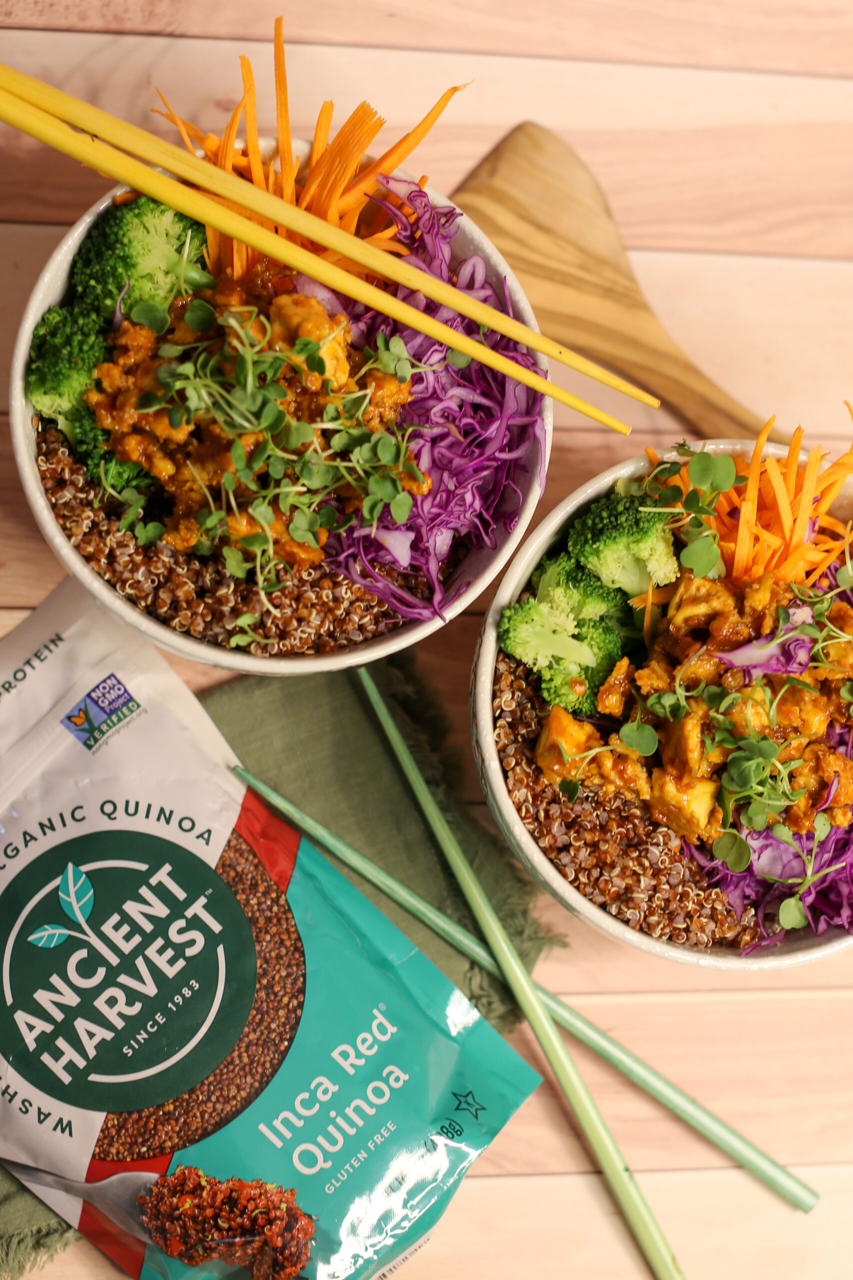 Red Quinoa Gochujang Tofu Ancient Harvest