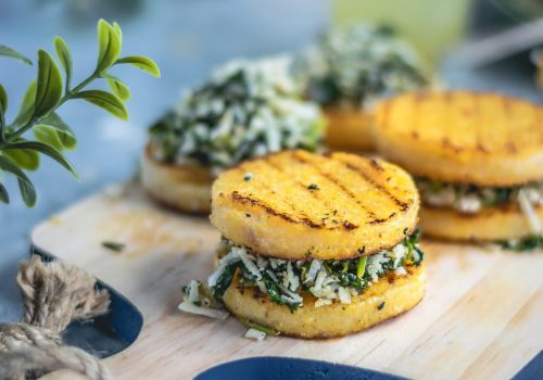 Savory Polenta & Cilantro Bites