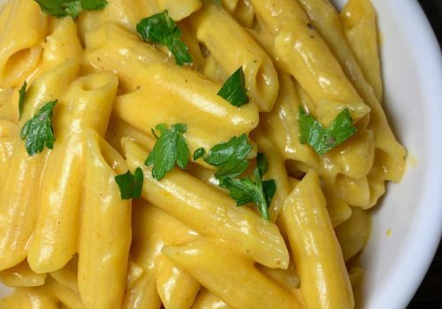 CRQ Penne, Pumpkin Mac N Cheese