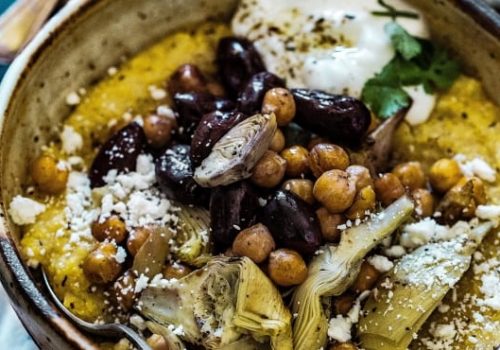 Creamy-Polenta-with-Roasted-Olives-Artichokes-Chickpeas-web5-555x370