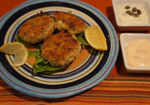 Gluten Free Crab Quinoa Cakes