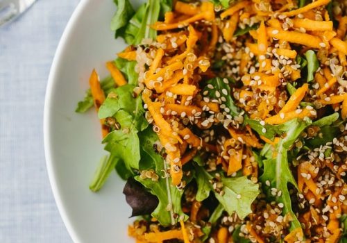 Ginger Carrot Salad with Quinoa