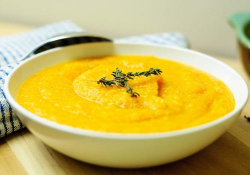 Creamy Winter Squash and Apple Soup