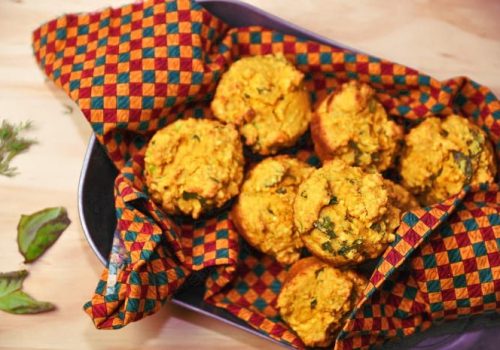 Quinoa Ricotta Herb Muffins